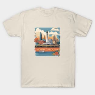 North Carolina Vintage Design T-Shirt